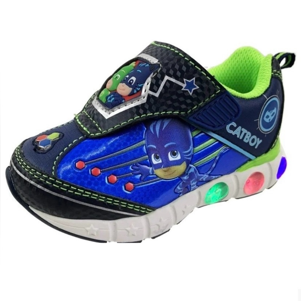 PJ Masks Toddler Boy Athletic Light Up Shoe Sneaker CatBoy Gekko 9 10 12T